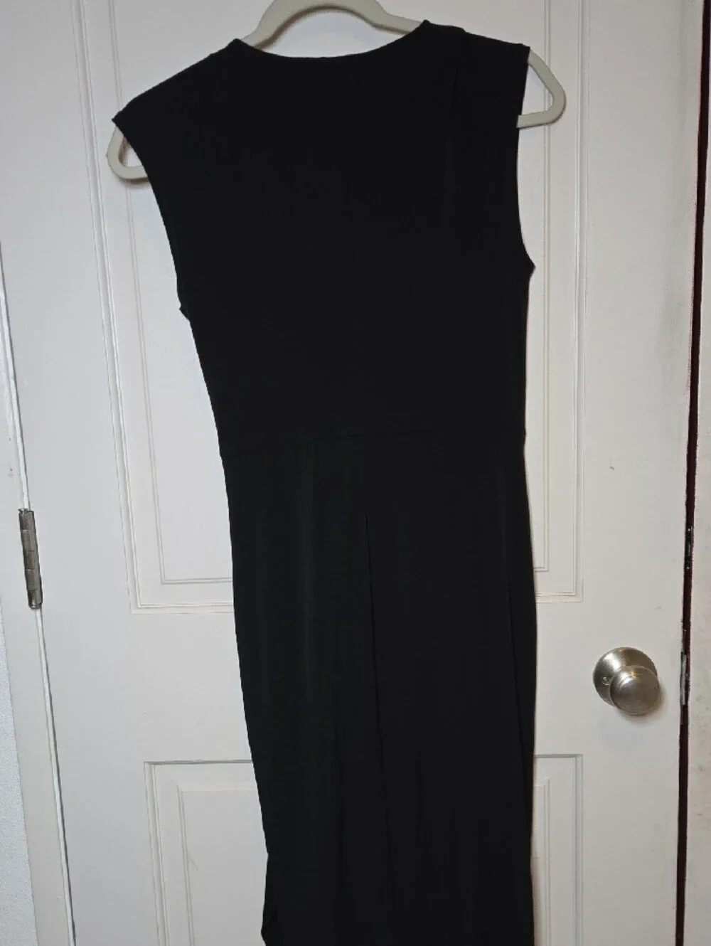 NWT Michael Kors Black Sleeveless Wrap Sheath Dress